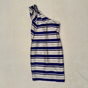 Banana Republic One Shoulder Dress with Cascading Bow